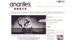 Desktop Screenshot of anantescultural.net